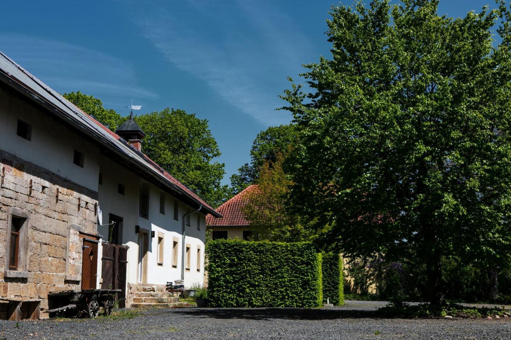 Ferienhaus auf Gut Weimarschmieden Fladungen Exterior foto